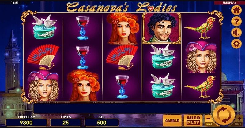 Play in Casanova’s Ladies Slot Online from Amatic for free now | www.webmarketingwatch.com